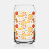 Ouderwetse appeltaart en ingrediënten blikvorm glas (Rechts)