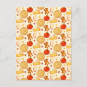 Ouderwetse appeltaart en ingrediënten briefkaart (Voorkant)