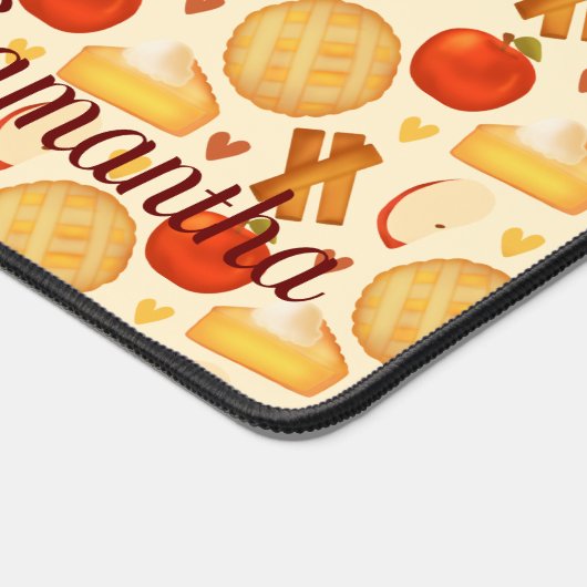 Ouderwetse appeltaart en ingrediënten bureaumat (Hoek)