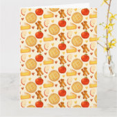 Ouderwetse appeltaart en ingrediënten kaart (Gele Bloem)