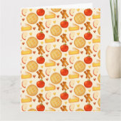 Ouderwetse appeltaart en ingrediënten kaart (Voorkant)