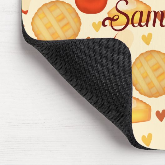 Ouderwetse appeltaart en ingrediënten muismat (Hoek)