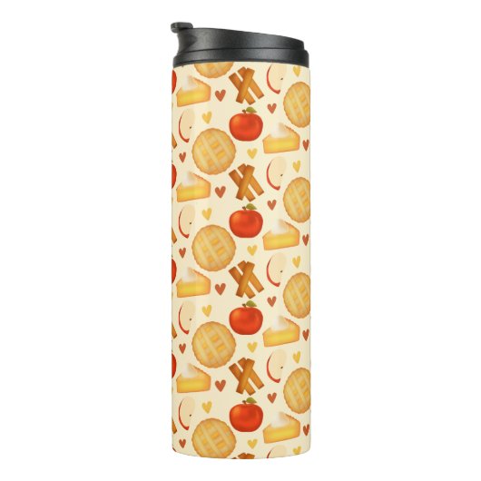 Ouderwetse appeltaart en ingrediënten thermosbeker (Geroteerd rechts)