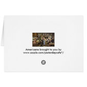 Ouderwetse bar met mensen vieren, een feest (Achterkant Horizontaal)