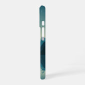 Ouderwetse bergmeer iPhone 16 hoesje (Linkerkant)