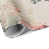 Ouderwetse bloemen cadeaupapier (Rol Hoek)