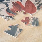 Ouderwetse bloemen legpuzzel (Zijkant)