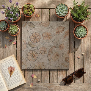 Ouderwetse Bloemen Tegeltje