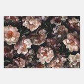 Ouderwetse bloemenRozen Inpakpapier Vel (Voorkant 2)