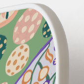 Ouderwetse bloemige pickleball-ontwerp pickleball paddle (Links Detail)