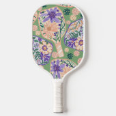 Ouderwetse bloemige pickleball-ontwerp pickleball paddle (Voorkant)