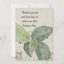 Ouderwetse Bloemige Rustieke Bruiloft Aankondiging