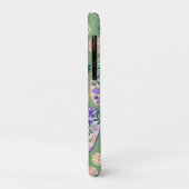 Ouderwetse bloemschildering voor pickleball Case-Mate iPhone case (Achterkant/links)