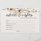 Ouderwetse botanische advies goede wensen bruiloft briefpapier (Voorkant)