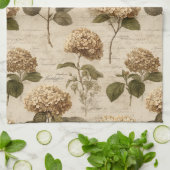 Ouderwetse botanische bloempatroon (1) theedoek (Gevouwen)