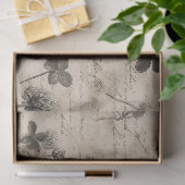 Ouderwetse botanische bloempatroon (3) tissuepapier (Geschenk)