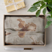 Ouderwetse botanische bloempatroon (4) tissuepapier (Geschenk)