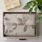 Ouderwetse botanische bloempatroon (5) tissuepapier (Geschenk)
