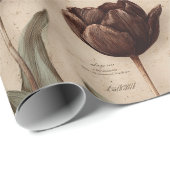 Ouderwetse botanische bloempatroon (6) cadeaupapier (Rol Hoek)