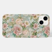 Ouderwetse botanische illustraties, Meisjesachtig Case-Mate iPhone Case (Achterkant (horizontaal))
