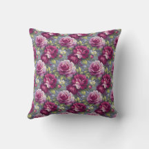 Ouderwetse Botanische Landelijke Roze & Paarse Blo