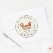 Ouderwetse brood bakkerij Label (Envelop)