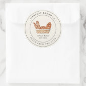 Ouderwetse brood bakkerij Label (Tas)