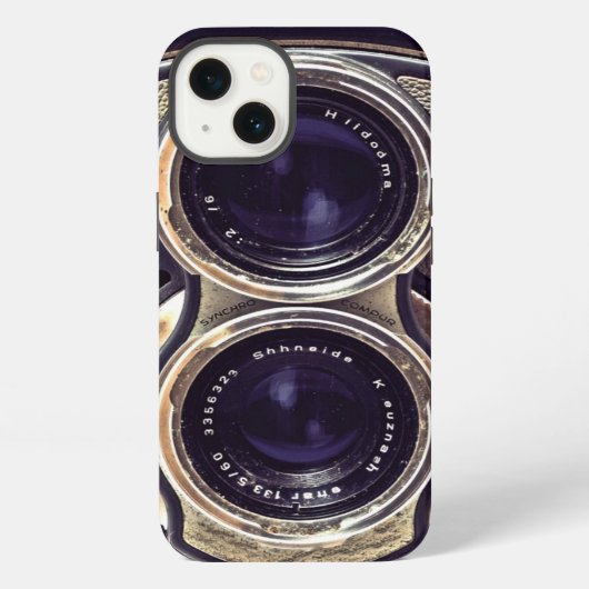 Ouderwetse camera iPhone hoesje (Achterkant)