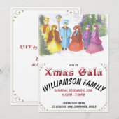 OUDERWETSE CAROLERS XMAS GALA UITNODIGING (Voorkant / Achterkant)