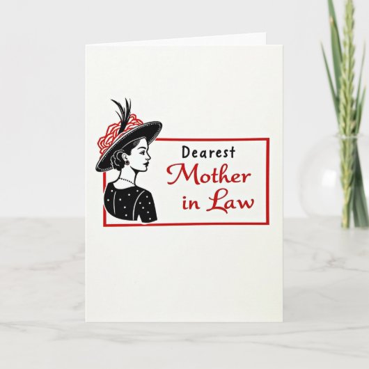 Ouderwetse Charme Moederkaart Kaart (Voorkant)
