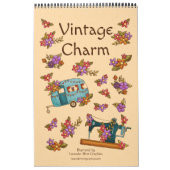 Ouderwetse Charme Retro Nostalgie Kalender (Hoes)