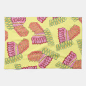 Ouderwetse Christmas Ribbon Snoep Vakantie Zoet Theedoek (Horizontaal)