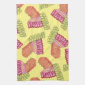 Ouderwetse Christmas Ribbon Snoep Vakantie Zoet Theedoek (Verticaal)