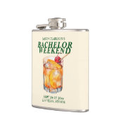 Ouderwetse Cocktail Bachelor Weekend Heupfles (Links)