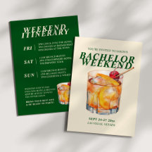 Ouderwetse Cocktail Bachelor Weekend