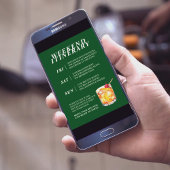 Ouderwetse cocktail vrijgezellenweekend kaart