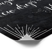 ouderwetse cocktail whiskey bruiloft poster (Hoek)