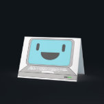 Ouderwetse computerverjaardag kaart<br><div class="desc">Verzend een verjaardag die de ouderwetse manier begroeten</div>