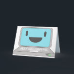 Ouderwetse computerverjaardag kaart<br><div class="desc">Verzend een verjaardag die de ouderwetse manier begroeten</div>