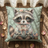 Ouderwetse Cottagecore Wasbeervlek Pasteltinten Kussen