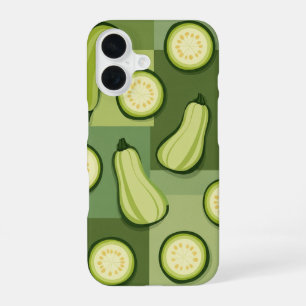 Ouderwetse Courgettepatroon iPhone 16 Hoesje