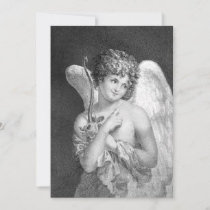 Ouderwetse Cupido romantische trouwkaarten Kaart