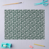 Ouderwetse decoratieve dichte bloemmotief tissuepapier (Craft)