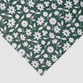 Ouderwetse decoratieve dichte bloemmotief tissuepapier (Detail)