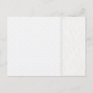 Ouderwetse effen witte structuur trouw uitnodiging briefkaart
