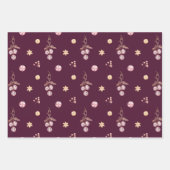 Ouderwetse Elegante Kerstbellen Patronen Inpakpapier Vel (Voorkant 2)