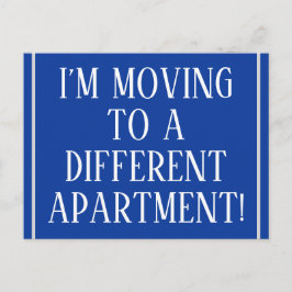 Ouderwetse en klassieke ansichtkaart voor een nieu aankondigingskaart