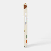 Ouderwetse eucalyptusbladpatroon iPhone 16 hoesje (Linkerkant)