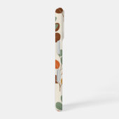 Ouderwetse eucalyptusbladpatroon iPhone 16 hoesje (Rechterkant)