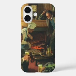 Ouderwetse familiebijeenkomst, Biefstuk koken en b iPhone 16 Hoesje